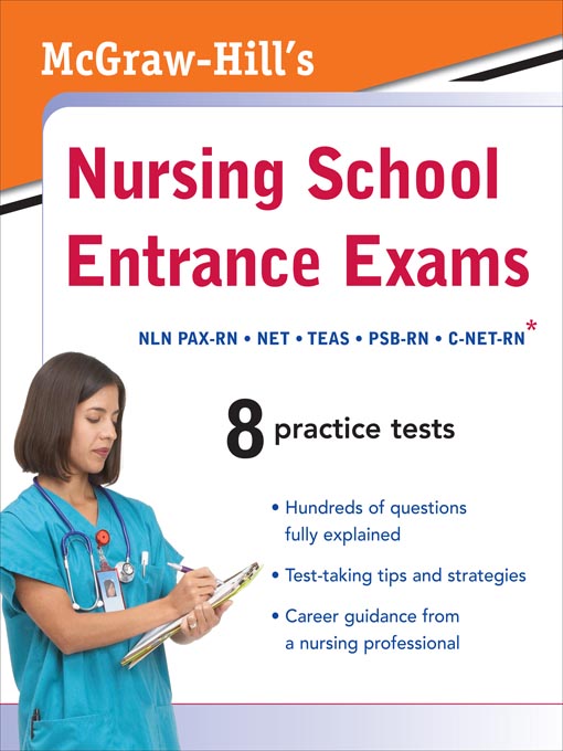 Title details for McGraw-Hill's Nursing School Entrance Exams by Thomas Evangelist - Available